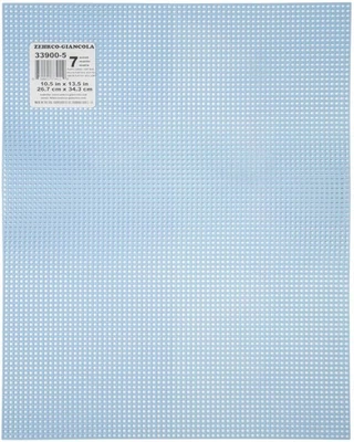 Lona de plástico 7 unidades 10"X13" azul claro Foto 1 de 2