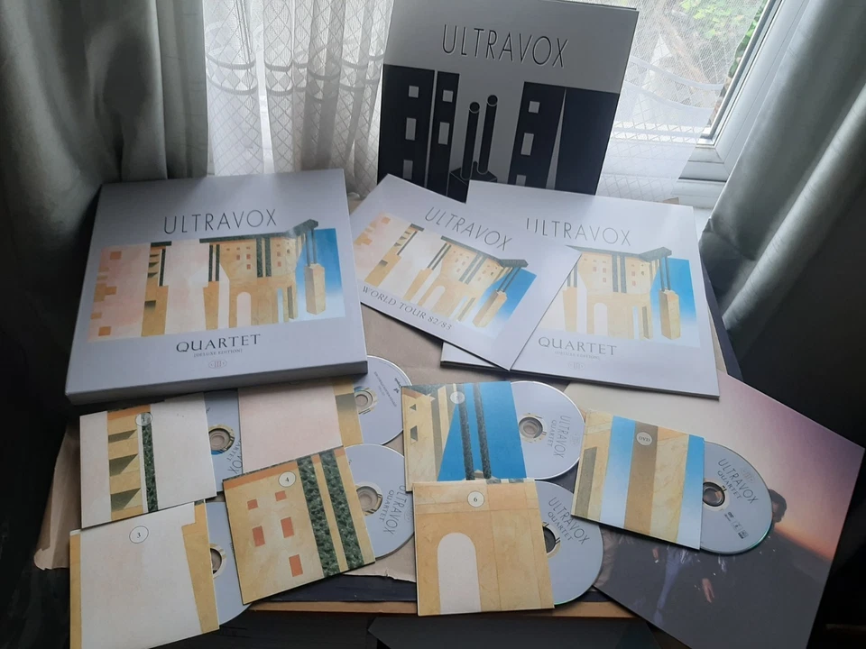 Ultravox –  Quartet  (6 CD + DVD AUDIO 5.1 DELUXE BOX SET - UNPLYD) - Image 1 of 3