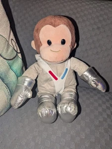 Curious George Monkey Astronaut Space Suit Costume 14” Plush Toy TV Show USA - Bild 1 von 6