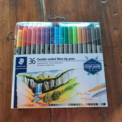 Bolígrafos Staedtler punta fibra doble cara nuevos Foto 1 de 2