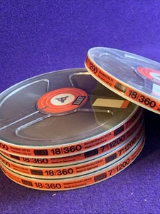 (5) ¡Sellado! Cinta de juego largo BASF LP LGS 52 18 cm 360 m 7 pulgadas 1200 pies carrete HIFI NUEVO EN STOCK - Imagen 1 de 11