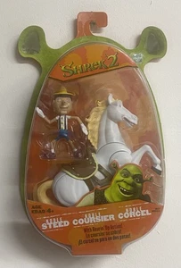 SHREK 2 - NOBLE STEED E PINOCCHIO - COURSIER CORCEL HASBRO FIGURE sealed boxed - Picture 1 of 4