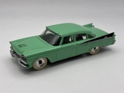 Vintage Dinky Toys Dodge Royal Sedan Car Meccano Diecast Car Turquoise Green - Image 1 of 4