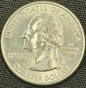 2002 D Mint Mark AU-Details Louisiana Quarter Dollar - Picture 1 of 4