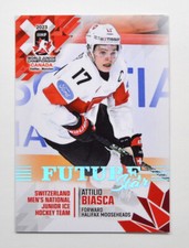 2023 BY Cards IIHF World Junior Championship Switzerland #FS32 Attilio Biasca