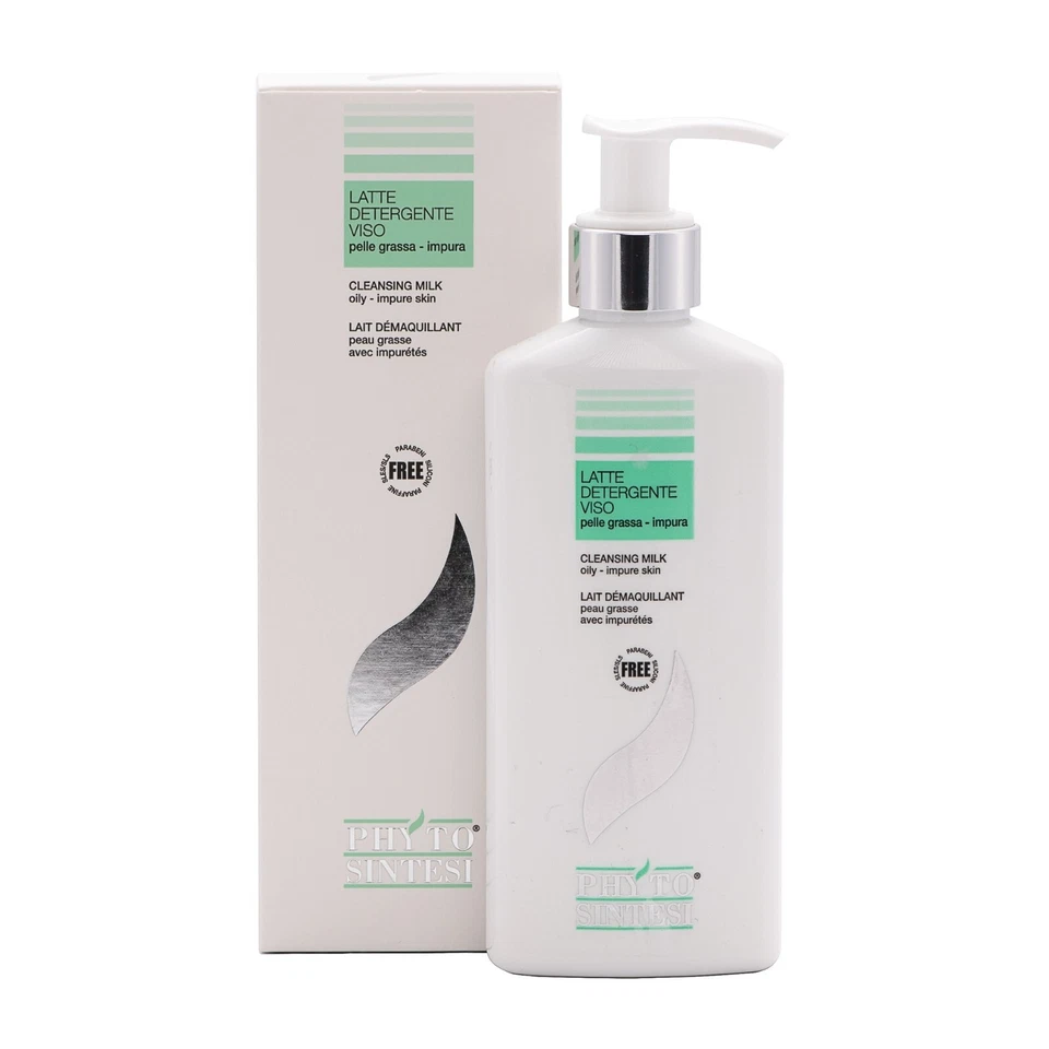 Latte Detergente Pelle grassa impura Phitosintesi per acne punti neri viso collo - Immagine 1 di 2