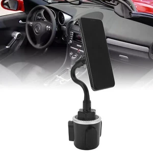 Silver Car Cup Phone Holder Magnetic Cup Holder Phone Mount With 360° Adjustable - Photo 1/12