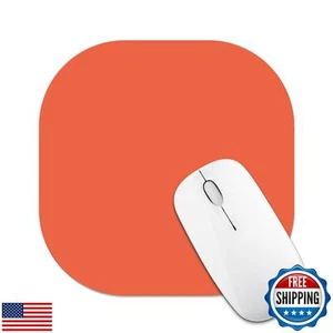 Mauspad, quadratische kleine Mausmatte orange, rutschfeste Mini Mousepads süßes Wahab - Bild 1 von 5