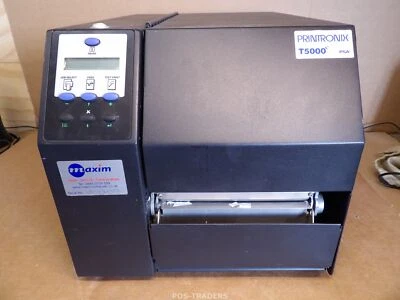 Printronix T5000 Thermal Barcode Label Printer T5206e LAN - MISSING REAR PANEL - Bild 1 von 4