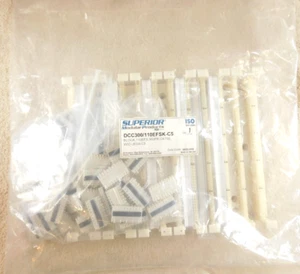 300 Paar 110 Block Cat5e DCC/110EFSK-C5 mit C5 Clips - ohne Beine - NEU - Bild 1 von 3