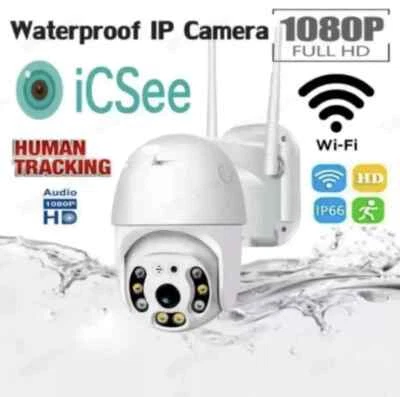 TELECAMERA ESTERNA 2024 WIRELESS APP ICSEE PTZ VIDEOSORVEGLIANZA WIFI FULL HD - Immagine 1 di 4