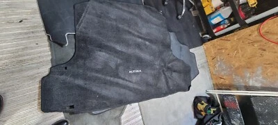 Alfombra de maletero trasero Nissan Altima 2007-2012 cubierta de alfombrilla de carga negra OEM Foto 1 de 4