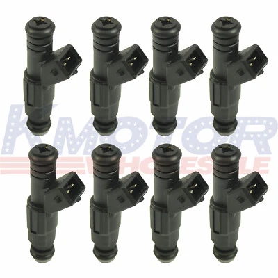 Inyectores de combustible EV1 80 lb 8 piezas aptos para Mustang GT SVT Cobra LX SOHC DOHC V8 835cc Foto 1 de 4