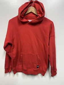 Abercrombie Kids Sweatshirt Hoodie Boys Youth 13/14 Long Sleeve Pocket Red - Picture 1 of 7