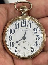 illinois 16 size a lincoln 21 jewel pocket watch 