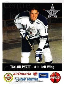 1999-00 Sudbury Wolves Police #10 Taylor Pyatt - Picture 1 of 1