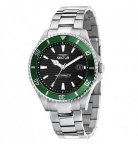 Sector 230 Automatic Green R3223161008 Watch Steel Black Men 43mm - Picture 1 of 2