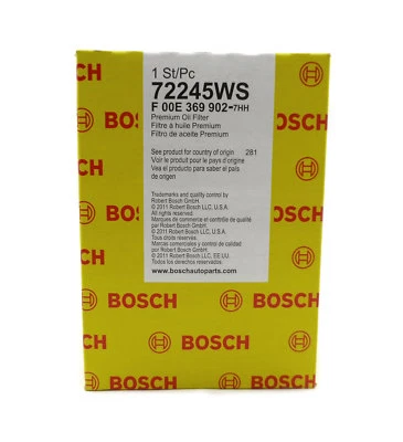 Bosch Original Oil Filter 72245WS Fits Chev GMC 2500 3500 V8 6.6 Hummer 6.6 - Image 1 of 4