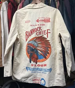 Chaqueta Saco Harina Vintage IZOD Of London Bannock Chief XL EE. UU. Hecha en Pioneer Mills - Imagen 1 de 17