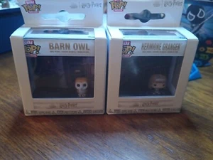 Funko Bitty Pop Deluxe Harry Potter Set mit Schleiereule & Hermine Granger, NEU - Bild 1 von 5