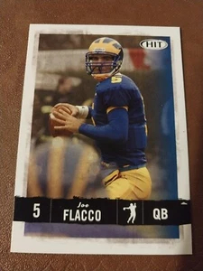 2008 JOE FLACCO SAGE HIT NFL ROOKIE CARD RC #5 DELAWARE RAVENS BROWNS JETS - Foto 1 di 2