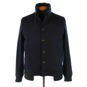 Kired Kiton NWT Ronds Wool Jacket w Removable Collar / Vest Size 50 (M US) Blue - Picture 1 of 19