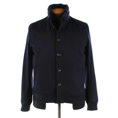 Kired Kiton NWT Ronds Wool Jacket w Removable Collar / Vest Size 50 (M US) Blue - Image 1 of 4