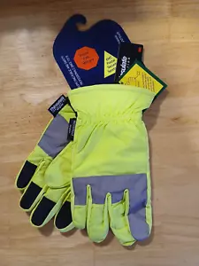 Hi-Vis Traffic Control 3M Thinsulate Scotchlite DuraDry Reflective Gloves XS NWT - Picture 1 of 4