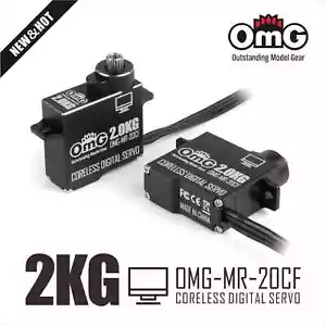 OMG Digital Servo Micro Coreless for 1/18 1/24 1/27 1/28 MiNI-Z-Q DRZ V2 BMR-X - Picture 1 of 21