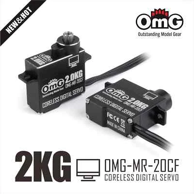 OMG Digital Servo Micro Coreless for 1/18 1/24 1/27 1/28 MiNI-Z-Q DRZ V2 BMR-X - Image 1 of 4