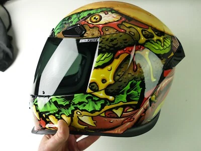 Icon Helm Airframe Fast Food Size M Motorradhelm He-17 - Bild 1 von 4