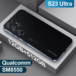7.3'' S23 Ultra 5G SmartPhone 16G+512GB Dual Sim Android 13 Unlocked Deca-Core - Picture 1 of 15