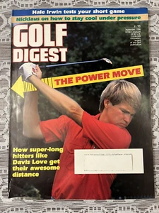 GOLF DIGEST MAGAZINE SEPTEMBER 1986 THE POWER MOVE DAVIS LOVE on Cover - Picture 1 of 11