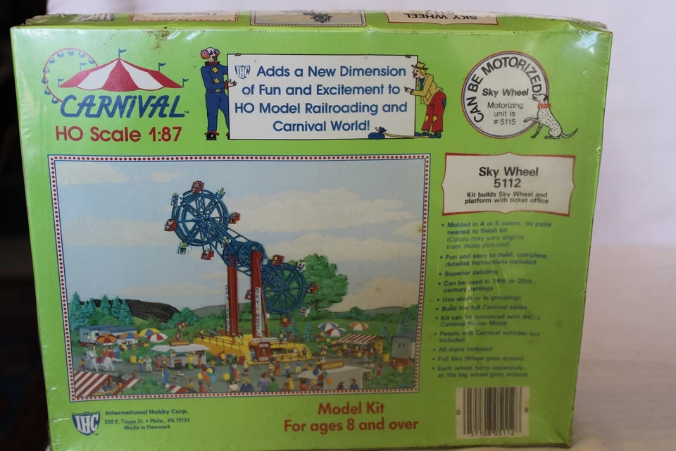 IHC Carnival Sky Wheel 5112 Model Kit - HO Scale 1 87