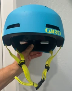 Giro Quarter Adult Mountain Cycling Helmet Matte Trim  Blue M 55-59cm READ - Picture 1 of 7