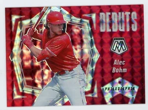 2021 Panini Mosaic Alec Bohm Debuts Red Prizm #PD20 Phillies - Picture 1 of 1