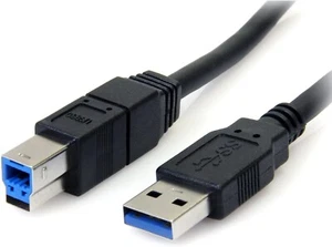 Cable USB 3.0 HP 917468 genuino A-Macho a B-Macho - 6 pies - Negro - Imagen 1 de 4