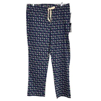 Pantalones de salón Vineyard Vines para hombre con estampado de árbol de papá Noel elástico de algodón talla L Foto 1 de 4