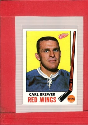 1969-70 Topps #59 Carl Brewer NM-MT Red Wings ID:67166 - Image 1 of 2