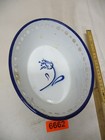 6662.            Alte Emaille Email Schüssel Deko Schüssel  old enamel bowl