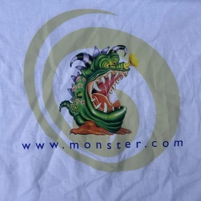 Camiseta De Colección Años 90 Monster.Com IBM Mircosoft Apple XL Hombres Tecnología Computadoras Nerd Foto 1 de 4