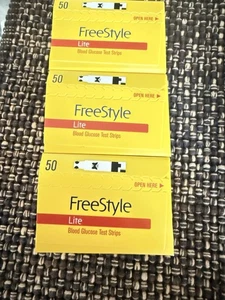 3 x 50 Freestyle Lite Blutzucker Diabetiker Teststreifen Ablaufdatum 31.07.27 - Bild 1 von 6