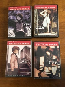 Serial Experiments Lain Vol 1–4 Pioneer DVD Set Complete Series Rare OOP Anime - Imagen 1 de 7