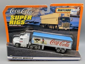 Vintage 1998 Mattel Wheels Matchbox Super Rigs Coca- Cola Semi Truck  - Picture 1 of 3