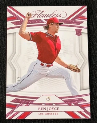 2023 Panini Flawless Ben Joyce DIAMOND 1 /2 PINK Los Angeles Angels #7 - Image 1 of 4