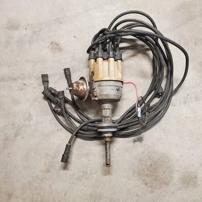 1967-72 Chry/Dodge/Plymouth 318 Single Point Distributor W/New Cap/wires/Points - Image 1 of 4