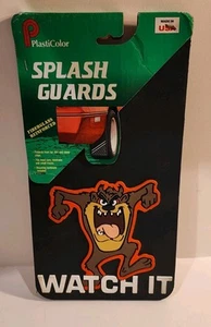 NOS Plasticolor Mud Flaps "Taz Watch It" Deadstock Truck Van Fiberglass Enforced - Picture 1 of 6