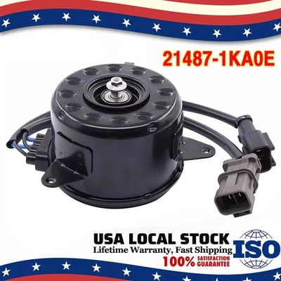 Radiator Fan Cooling Motor for Nissan Versa 2012-2019 Versa Note 2014-2019 Auto - Image 1 of 4