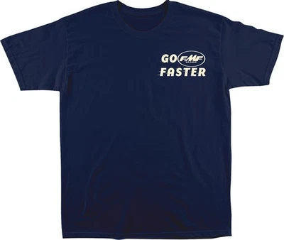 FMF Faster Mens Short Sleeve T-Shirt Navy - Image 1 of 2