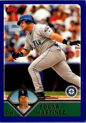 2003 Topps Edgar Martinez #159 Seattle Mariners Baseball Card - Image 1 of 2